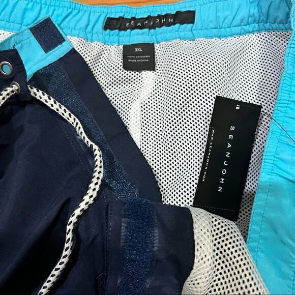 3XL SEAN JOHN board shorts built in mesh underwear, cargo and back pocket. NWT - Picture 5 of 6